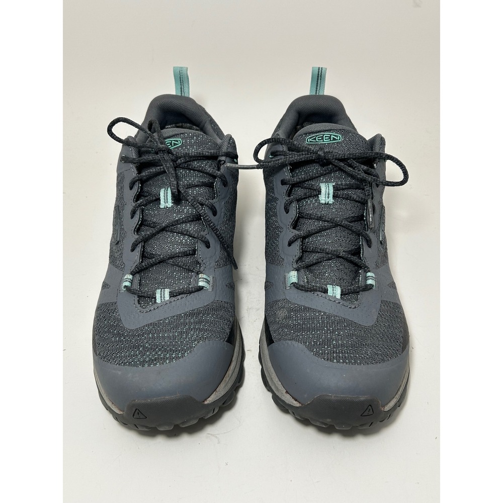 KEEN Terradora II Waterproof Hiking Shoes Womens‎ 10 Grey Teal Low 1022346